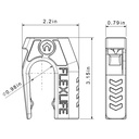FlexHook - Rail Clip 25 (4-Pack)