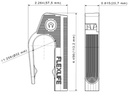 FlexHook - Rail Clip 32 (4-Pack)